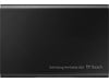 Samsung PORTABLE SSD T7 Touch 1TB USB 3.2 Gen2 External Solid State Drive in Black