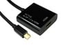 CCL Choice (0.15m) Mini DisplayPort v1.2 - HDMI Active Adapter Cable
