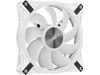 Corsair iCUE QL140 RGB (140mm) White PWM Cooling Fan Kit (Pack of 2)
