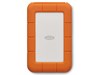 LaCie Rugged Secure 2TB Mobile External Hard Drive in Orange - USB3.0