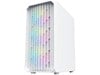 CiT Saturn Mid Tower Gaming Case - White 