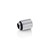 Bitspower G1/4 inch IG1/4 inch Extender Fitting, 20mm in Glorious Silver - 2 Pcs
