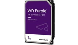 Western Digital Purple 1TB SATA III 3.5"" Hard Drive - 5400RPM, 64MB Cache