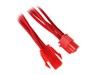 BitFenix Alchemy 4-Pin ATX12V Extension 45cm - sleeved red/red