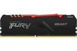 Kingston FURY Beast RGB 16GB (1x16GB) 3600MHz DDR4 Memory