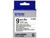 Epson LK-3WBW (9m) 9mm Label Cartridge Strong Adhesive (Black/White)