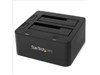 StarTech.com USB 3.0 Dual Hard Drive Docking Station with UASP for (2.5/3.5 inch) SSD / HDD - SATA 6 Gbps