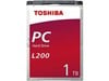 Toshiba L200 1TB SATA III 2.5"" Hard Drive - 5400RPM, 128MB Cache