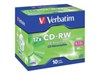 Verbatim (700MB) CD-RW 80 Minute 12x Hi Speed Jewel Case Pack of 10